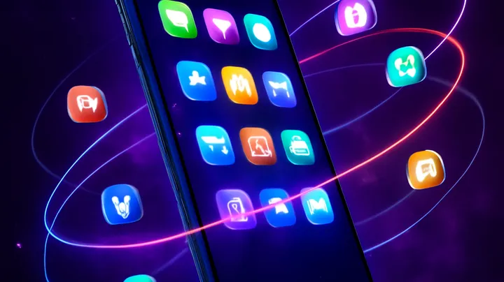 JILI7979 COM Sleek smartphone floating in space